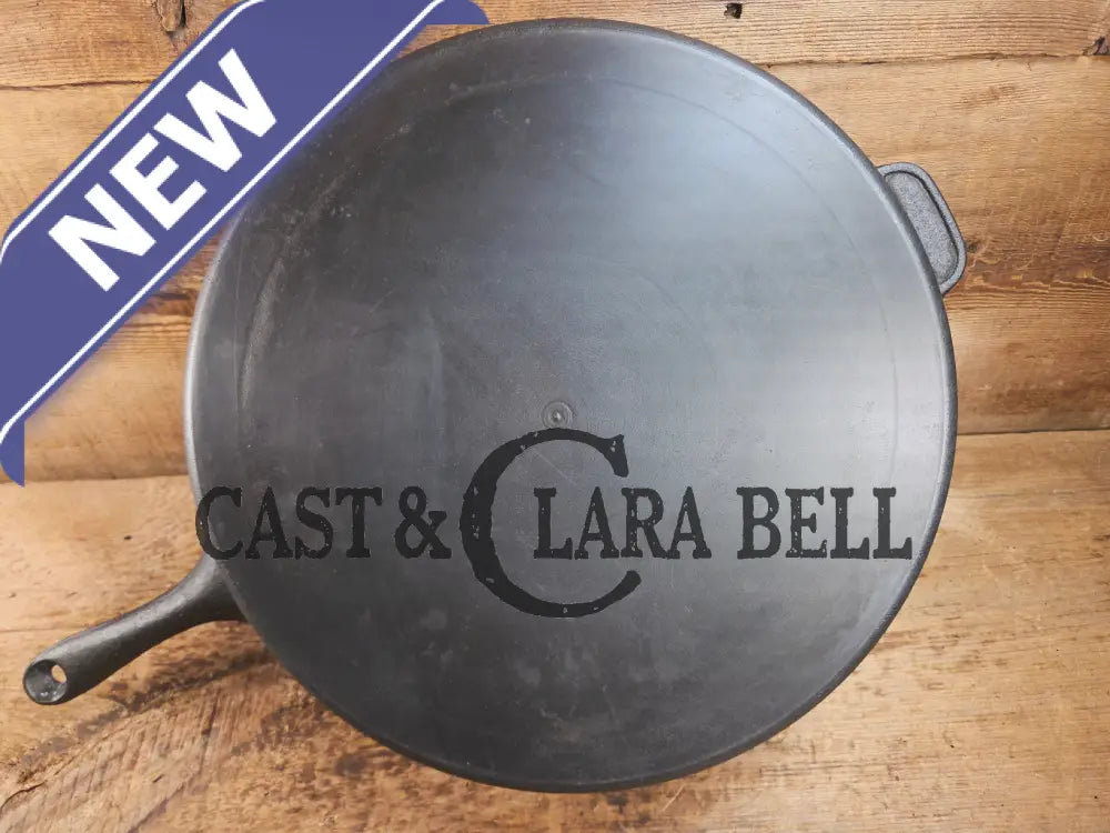 A #15 Skillet exists?? California based AB&I early 1900βs custom made milled bottom #15 skillet. One of the biggest you