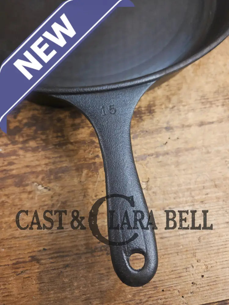 A #15 Skillet exists?? California based AB&I early 1900βs custom made milled bottom #15 skillet. One of the biggest you