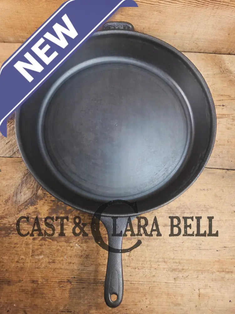 A #15 Skillet exists?? California based AB&I early 1900βs custom made milled bottom #15 skillet. One of the biggest you