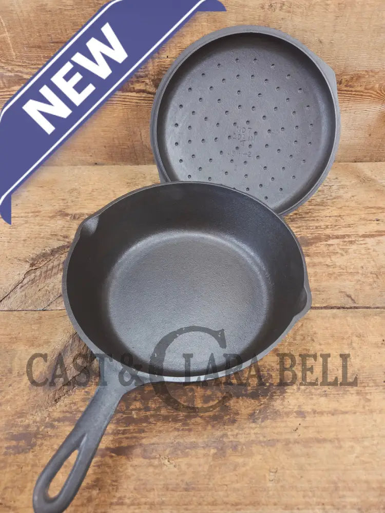 A Southern Classic! Matching BSR #7 Century Series cast iron Chicken Fryer AND Lid! Great for fried chicken or soups!