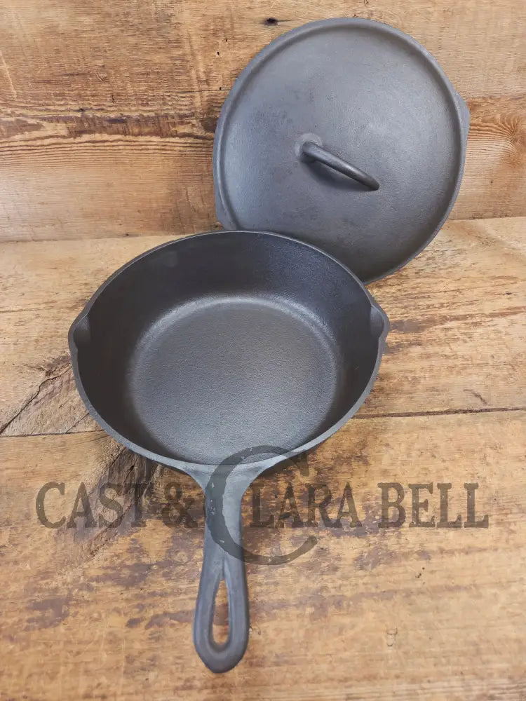 A Southern Classic! Matching BSR #7 Century Series cast iron Chicken Fryer AND Lid! Great for fried chicken or soups!