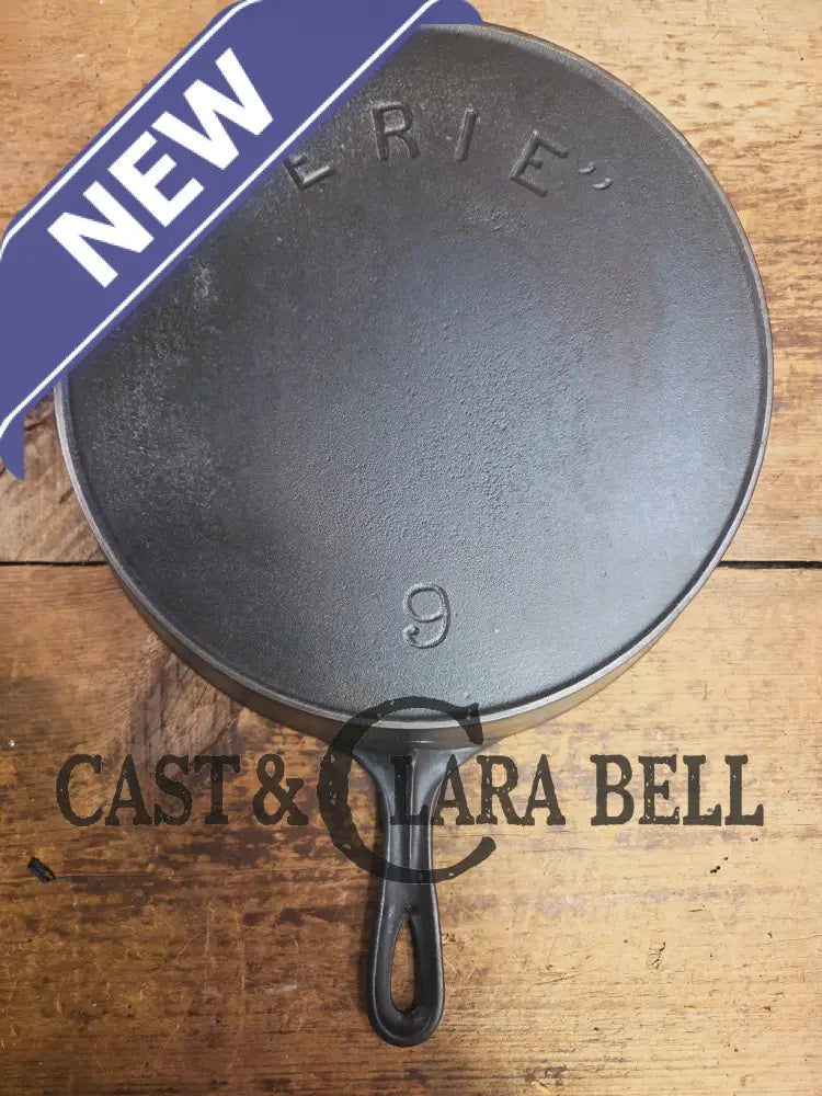 Amazing and Rare! 2nd Series Erie (1895) #9 Deep Cast Iron Skillet. What a cool skillet! Skillet