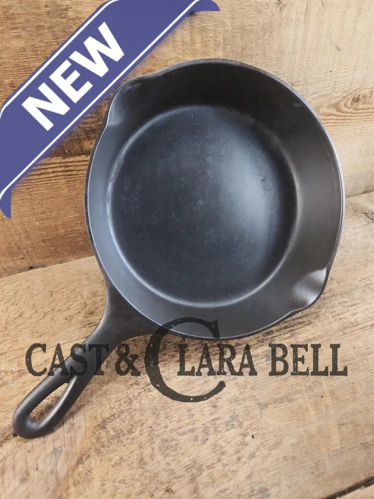 Amazing chef’s saute skillet! 1920’s ’Arc Straight’ Wagner Sidney O #6 Skillet with Heat Ring 6 A. Restored and Ready