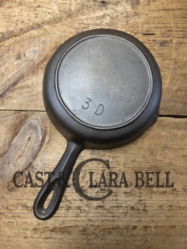 Amazing gift idea! Birmingham Stove & Range #3 Egg Skillet Red Mountain Series 3-D. Restored and Ready to Use! SC24