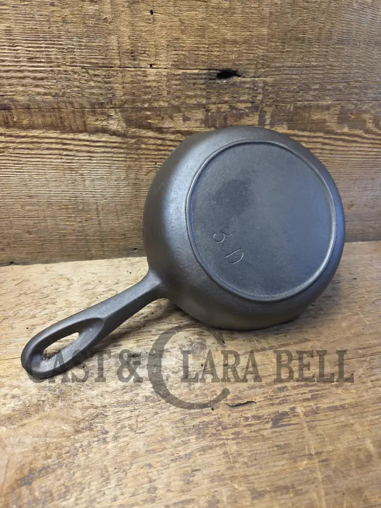 Amazing gift idea! Birmingham Stove & Range #3 Egg Skillet Red Mountain Series 3-D. Restored and Ready to Use! SC24