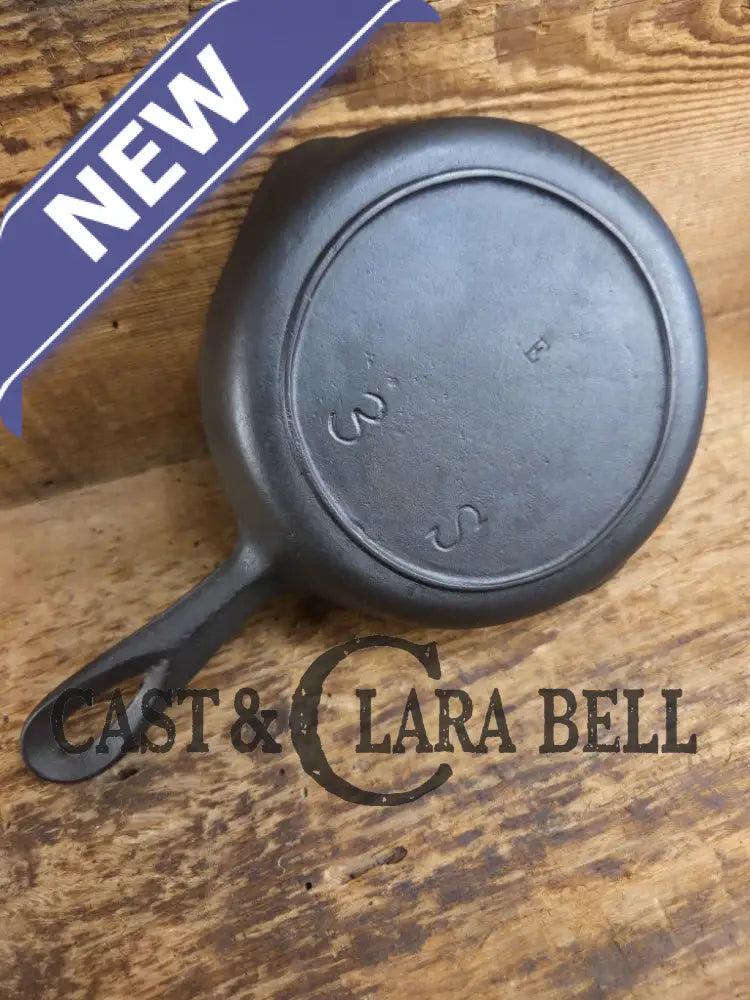 Amazing gift idea! Early Birmingham Stove & Range #3 E βSβ Series Egg Skillet Red Mountain Series. Restored and Ready