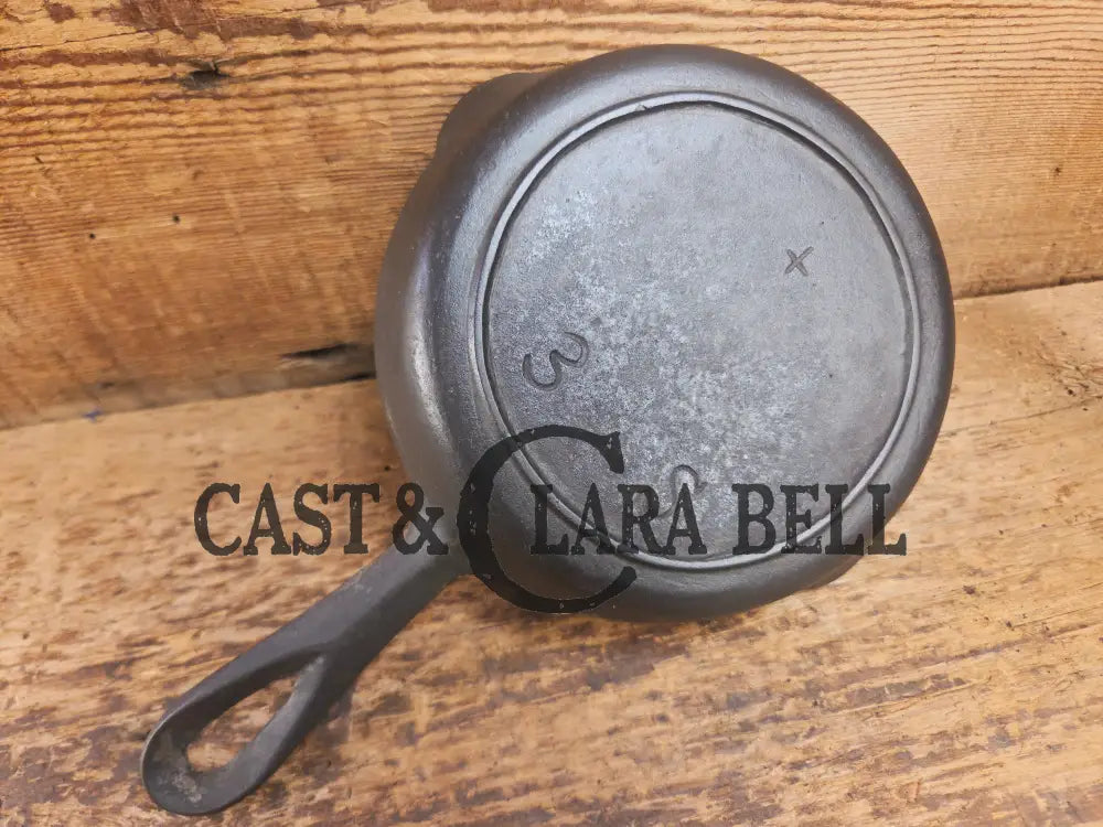 Amazing gift idea! Early Birmingham Stove & Range #3 ’S’ Series Egg Skillet Red Mountain Series. Restored and Ready to