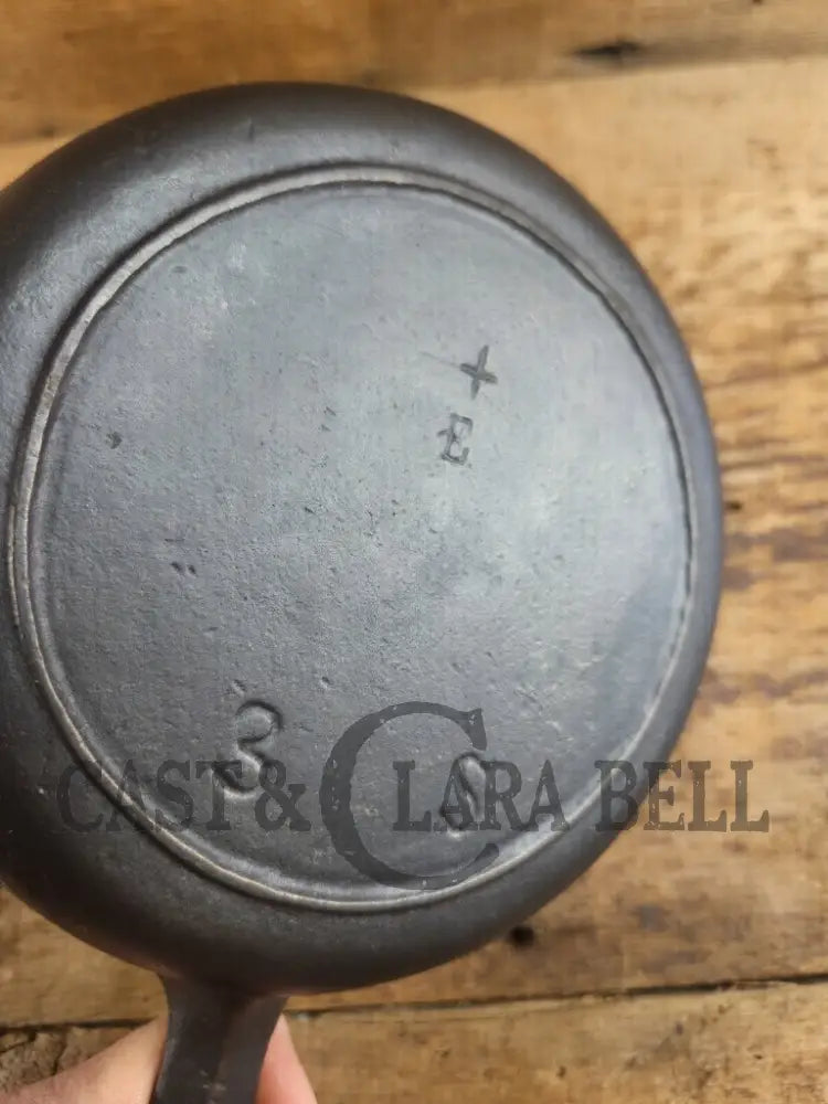 Amazing gift idea! Early Birmingham Stove & Range #3 ’S’ Series Egg Skillet Red Mountain Series. Restored and Ready to