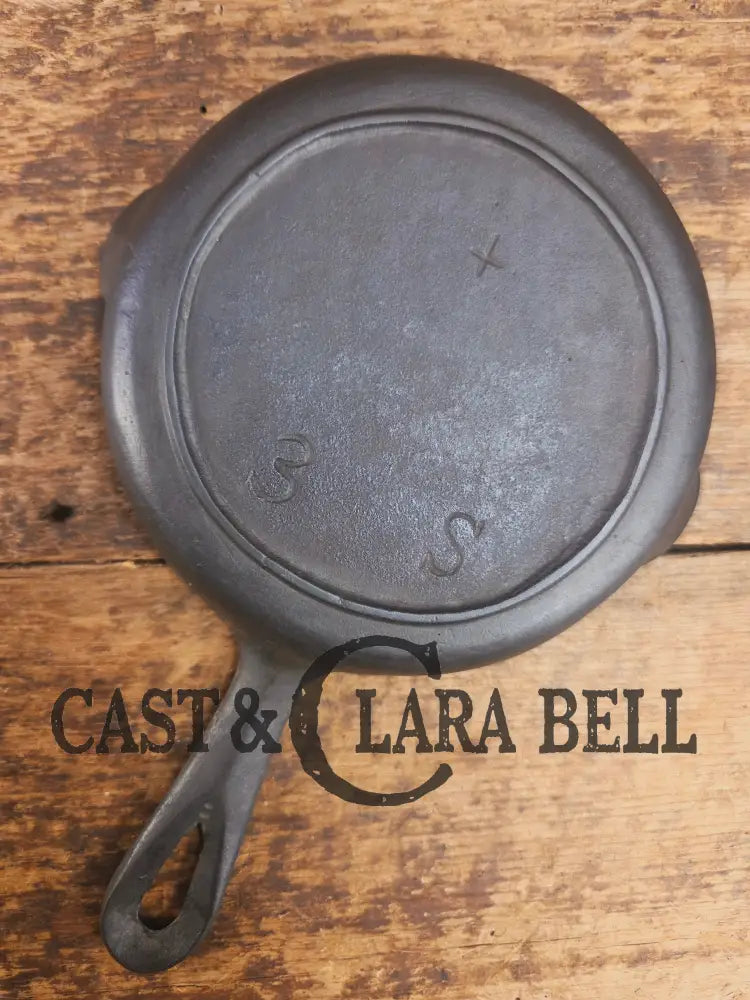 Amazing gift idea! Early Birmingham Stove & Range #3 ’S’ Series Egg Skillet Red Mountain Series. Restored and Ready to