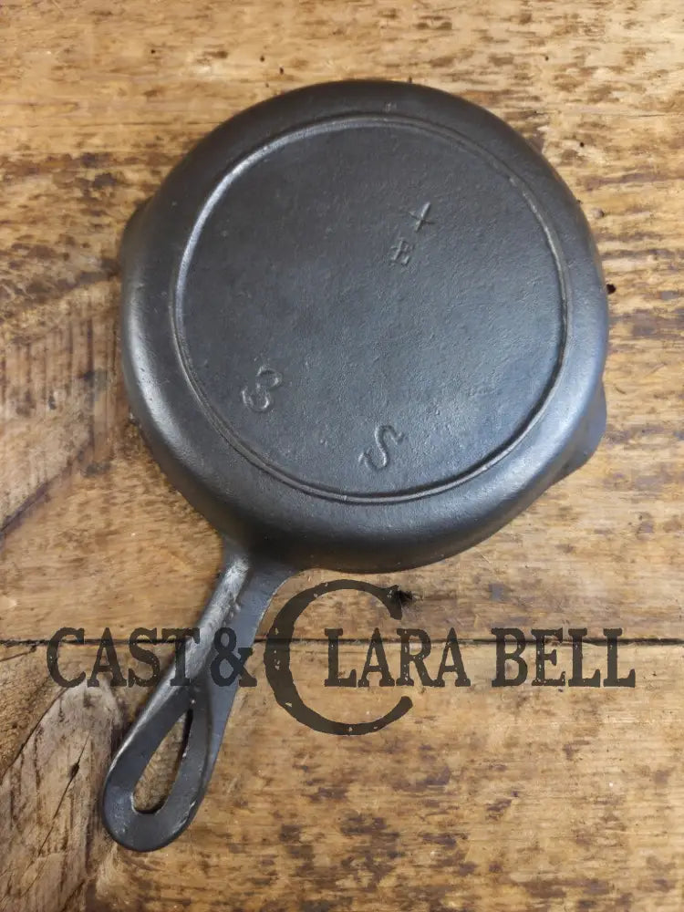 Amazing gift idea! Early Birmingham Stove & Range #3 ’S’ Series Egg Skillet Red Mountain Series. Restored and Ready to