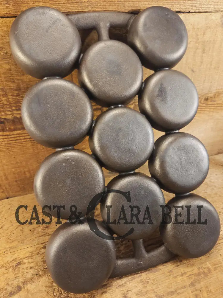 Authentic Nathaniel Waterman Gem Pan perfect for biscuits and breads! Restored and Ready to Use! SC24