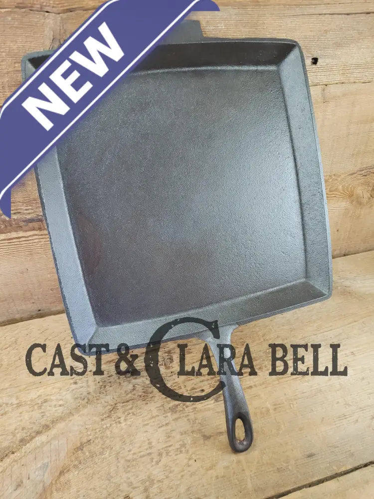 Awesome and huge Birmingham S&R square breakfast skillet. Perfect universal piece for your kitchen!