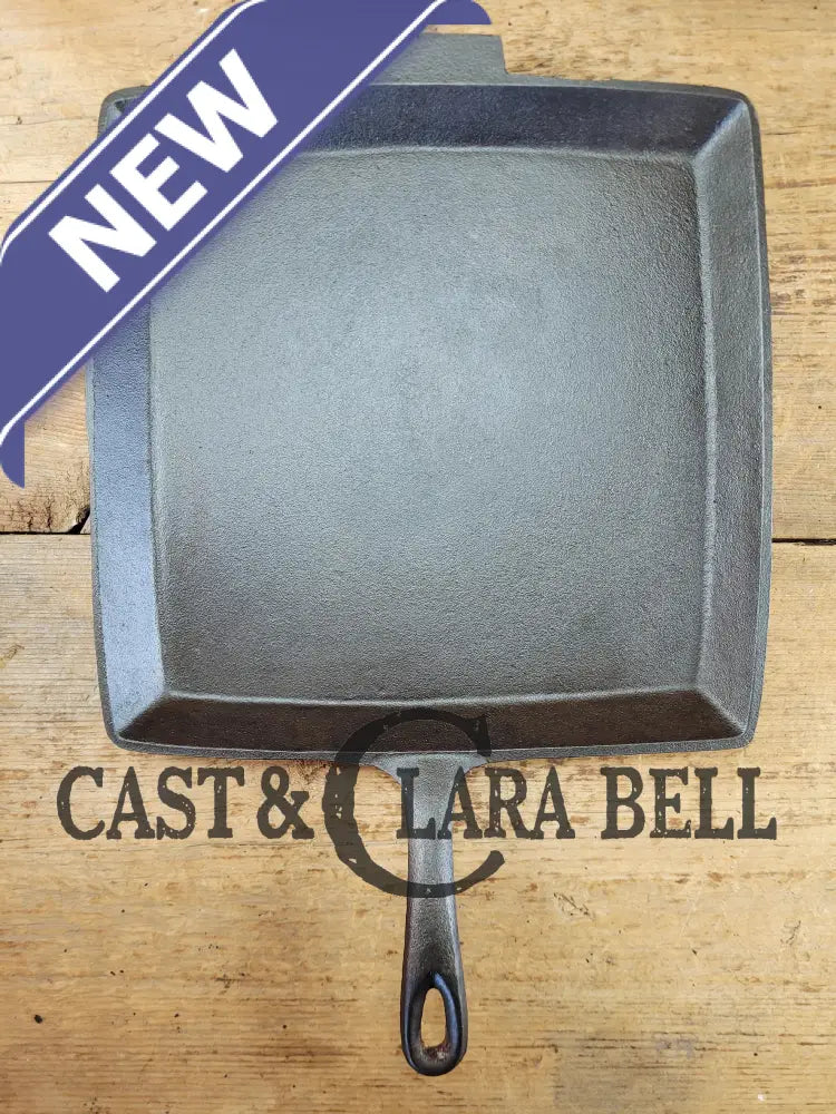 Awesome and huge Birmingham S&R square breakfast skillet. Perfect universal piece for your kitchen!