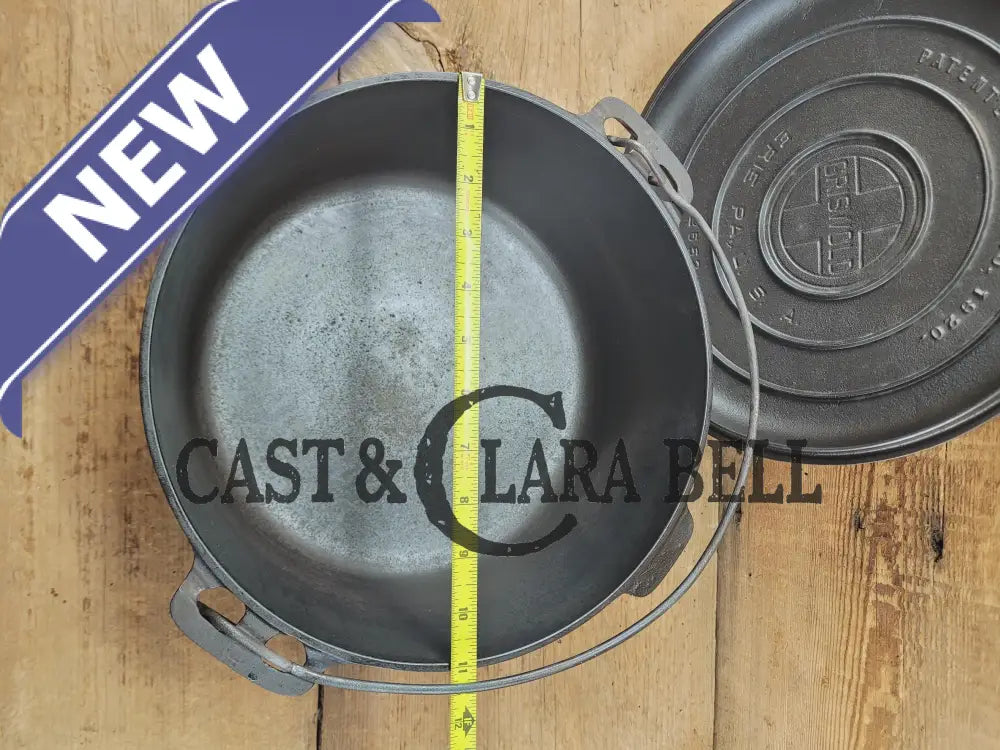 Awesome dutch oven fully marked! 1920’s Griswold No. 9 Tite-Top Cast Iron Dutch Oven 834 B. low dome Lid 2552