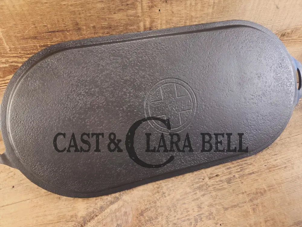 Awesome every day pan! 1920’s era Griswold #8 long pan w Block Slant Logo Erie 712. Sulfur pitting is fully restored