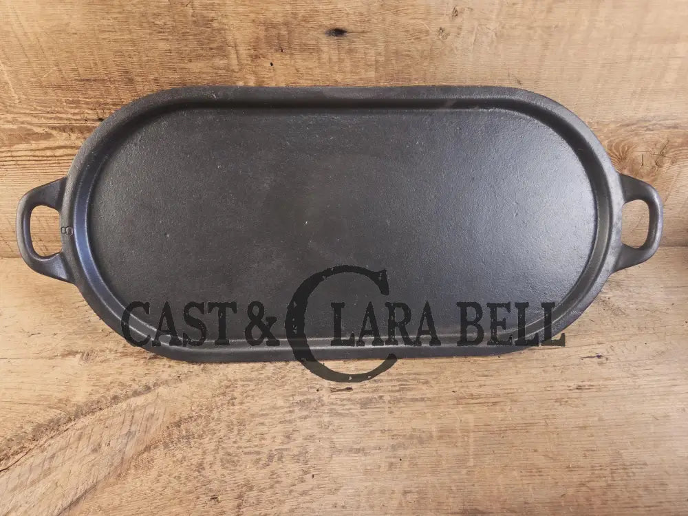 Awesome every day pan! 1920’s era Griswold #8 long pan w Block Slant Logo Erie 712. Sulfur pitting is fully restored