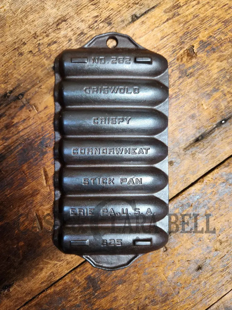 Awesome Gift! Toy Griswold No. 262 Cast Iron Crispy Corn Or Wheat Stick Pan 7 Cup. Great For Display