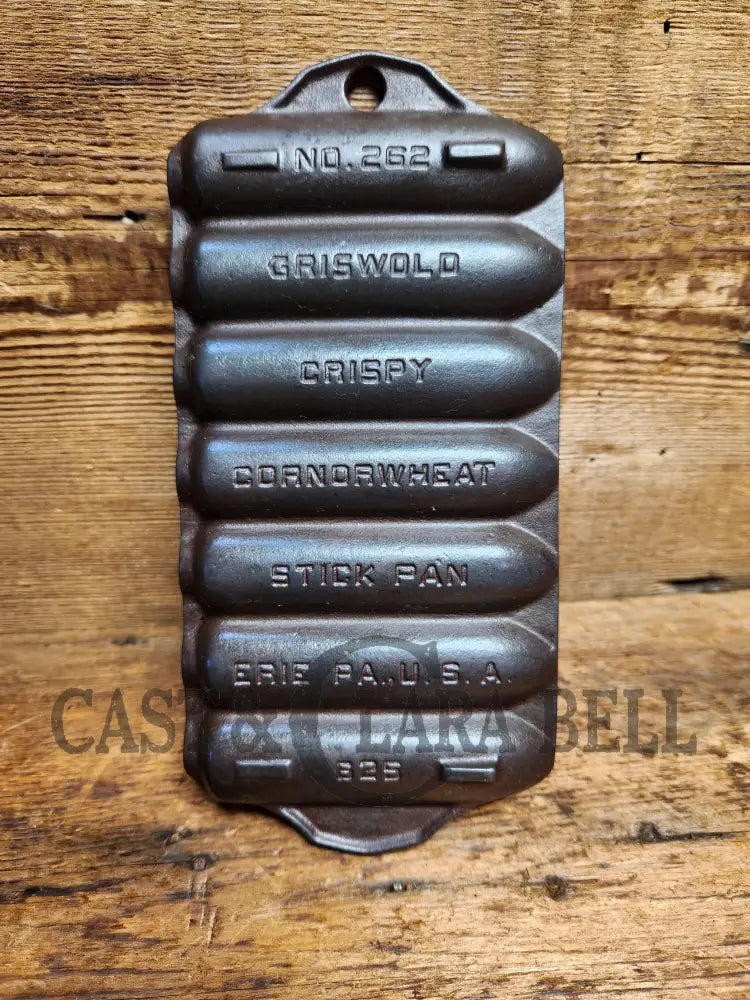 Awesome Gift! Toy Griswold No. 262 Cast Iron Crispy Corn Or Wheat Stick Pan 7 Cup. Great For Display