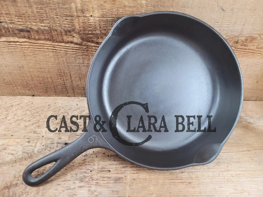 Awesome Saute And Side Skillet! 1930βS Wagner Ware #6 Cast Iron Skillet 1056 O Smooth Bottom