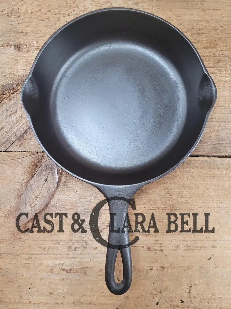 Awesome Saute And Side Skillet! 1930’S Wagner Ware #6 Cast Iron Skillet 1056 O Smooth Bottom