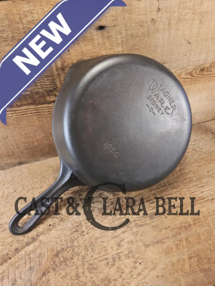 Awesome saute and side skillet! 1930’s Wagner Ware #6 Cast Iron Skillet 1056 Smooth Bottom Skillet