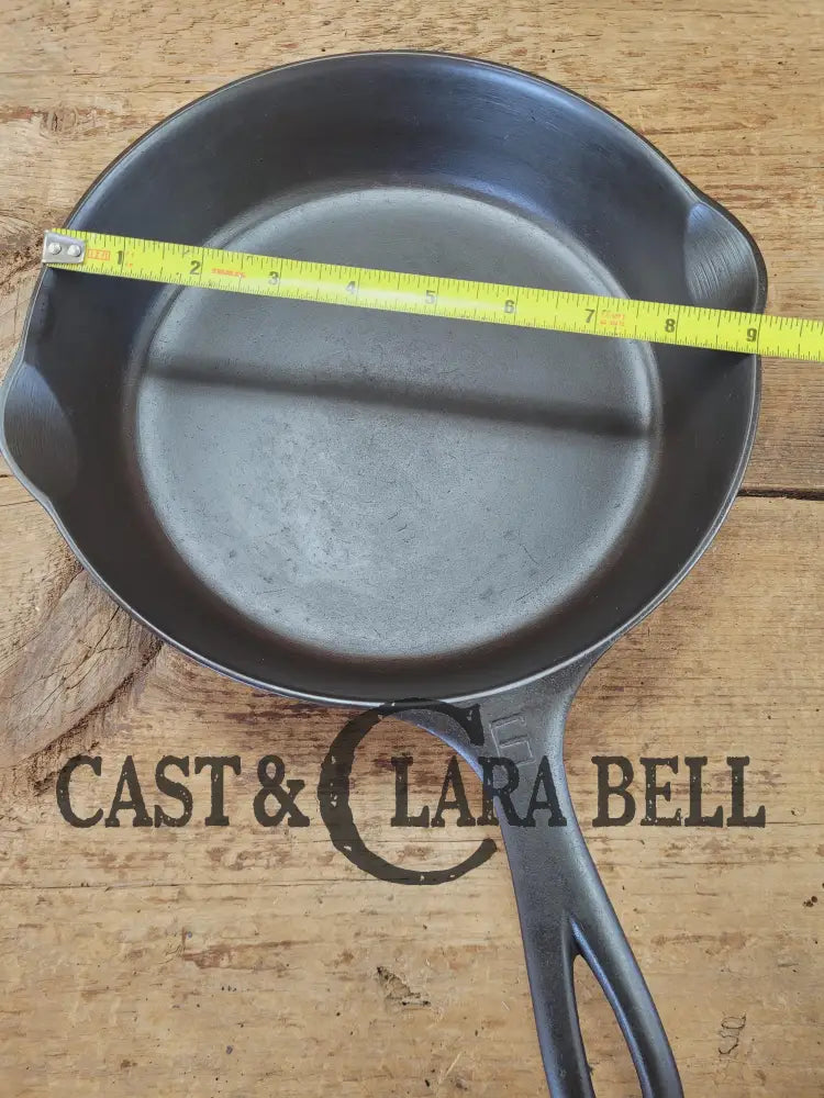 Awesome saute skillet! 1930’s Griswold #6 cast iron Skillet with Large Block Logo and Smooth Bottom 699 A
