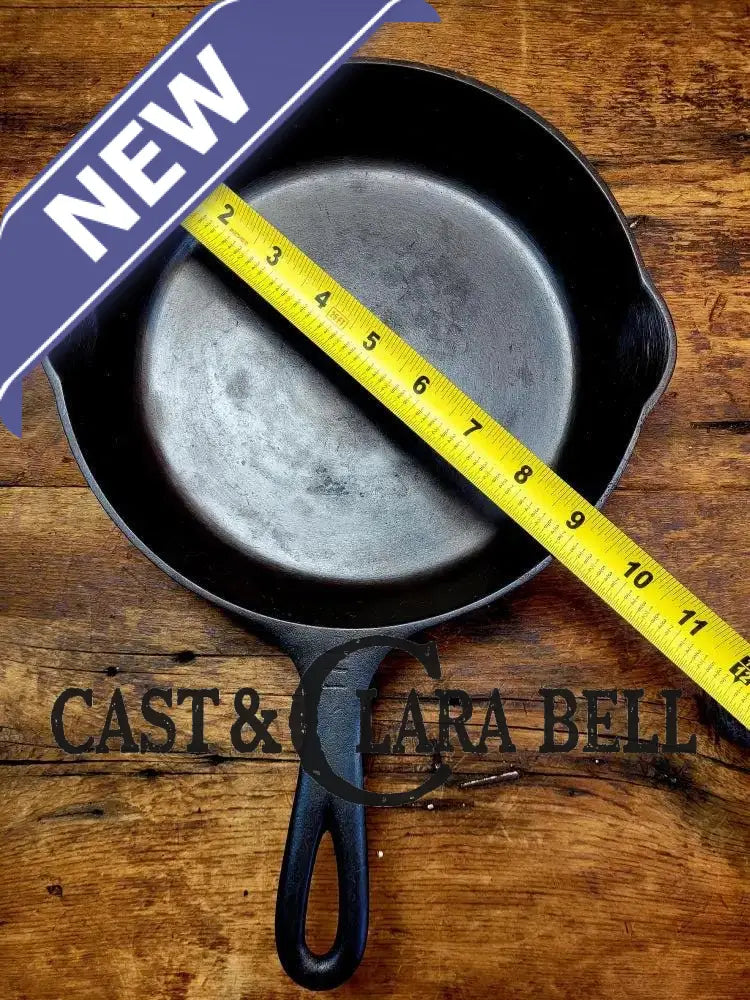 Awesome saute skillet! 1930’s Griswold #6 cast iron Skillet with Large Block Logo and Smooth Bottom 699 B Skillet