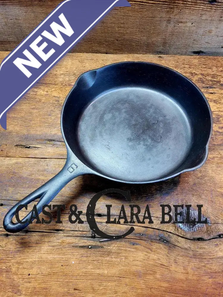 Awesome saute skillet! 1930’s Griswold #6 cast iron Skillet with Large Block Logo and Smooth Bottom 699 B Skillet