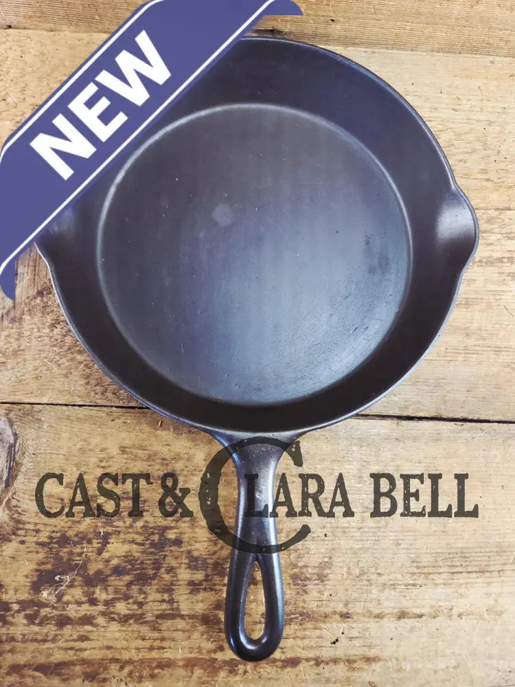 Awesome! Wagner made National #8 Cast Iron Skillet. Shallow wall skillet similar to Griswold Victor and Iron Mountain
