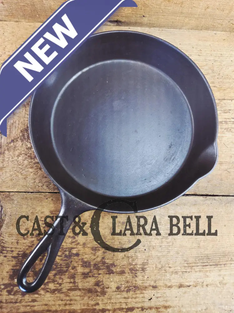 Awesome! Wagner made National #8 Cast Iron Skillet. Shallow wall skillet similar to Griswold Victor and Iron Mountain
