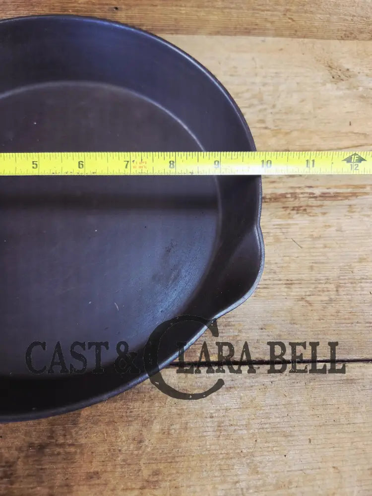 Awesome! Wagner made National #8 Cast Iron Skillet. Shallow wall skillet similar to Griswold Victor and Iron Mountain
