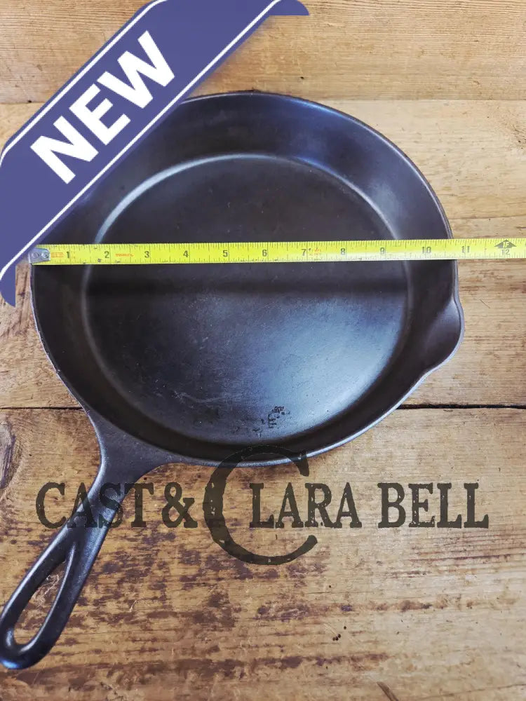 Awesome! Wagner made National #9 Cast Iron Skillet. Shallow wall skillet similar to Griswold Victor and Iron Mountain