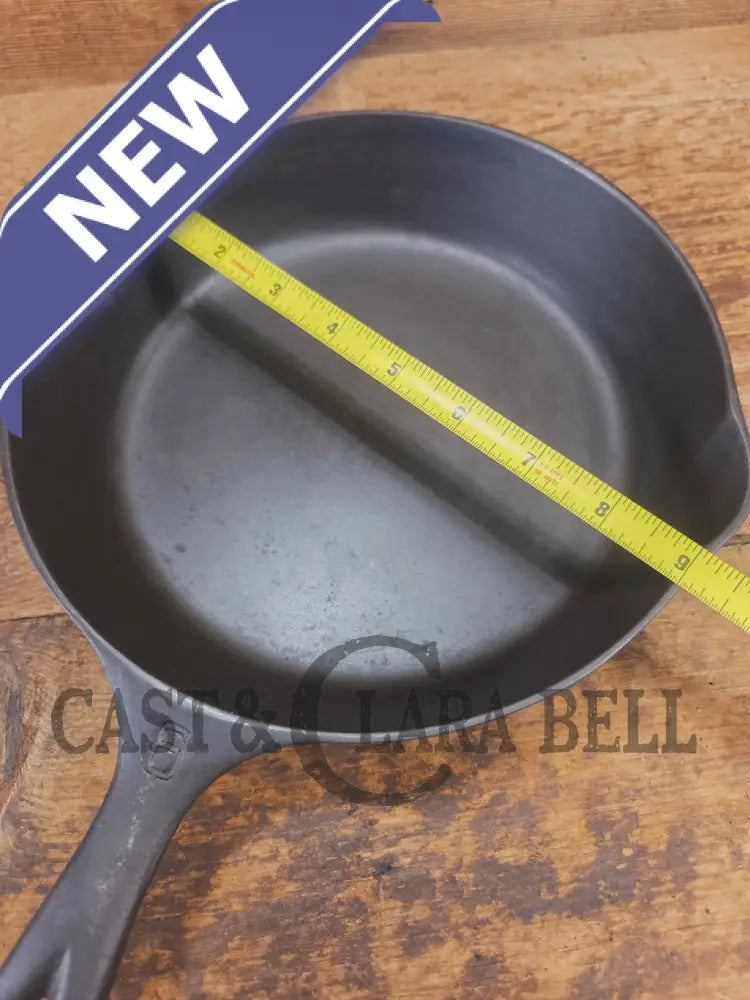 BEAUTIFUL! 1910-20βs Griswold #6 Skillet with Heat Ring and Large Block Logo 699 B - Skillet