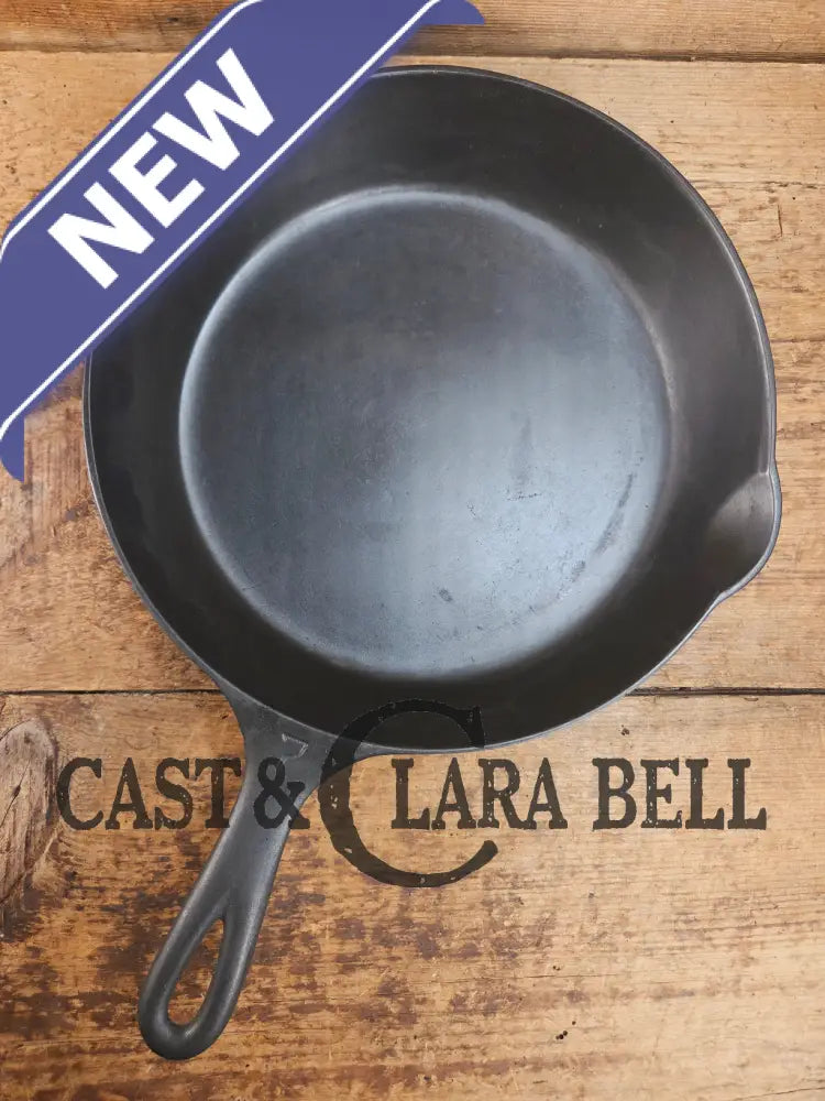 BEAUTIFUL! 1910-20βs Griswold #7 Skillet with Heat Ring and Large Block Logo 701 Skillet
