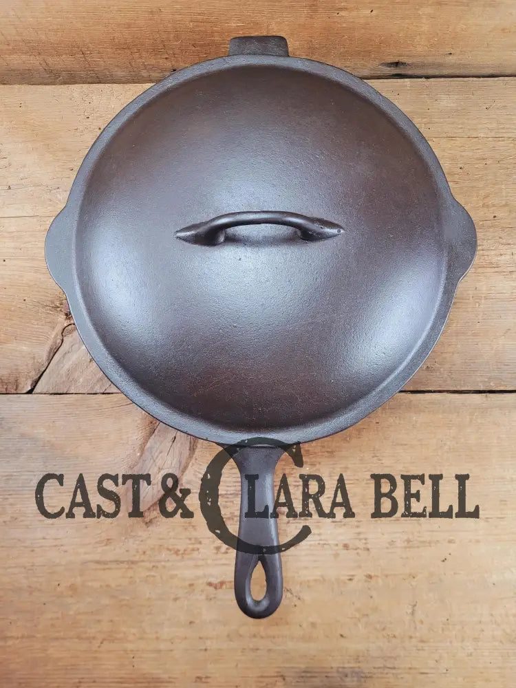 Beautiful! 1920's Chicago Hardware Foundry 8 Diamond "B" Chicken Frye