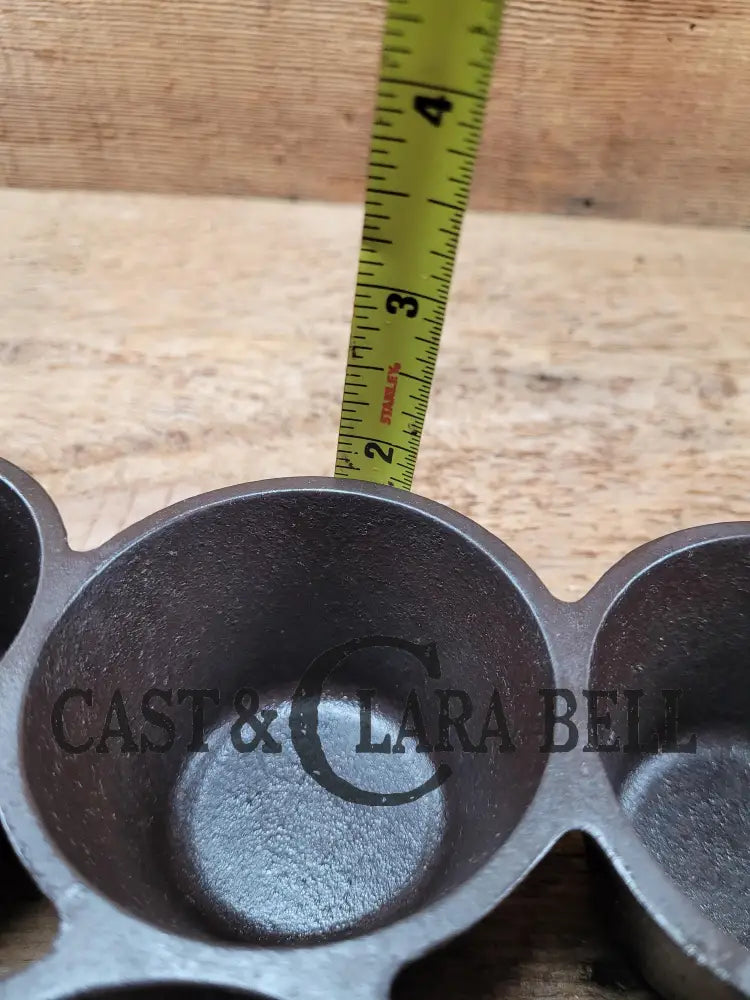 Beautiful 1920βS Griswold 6 Cup Muffin/Popover Pan 6141 Variation 5 Rarity 3. Amazing Gift