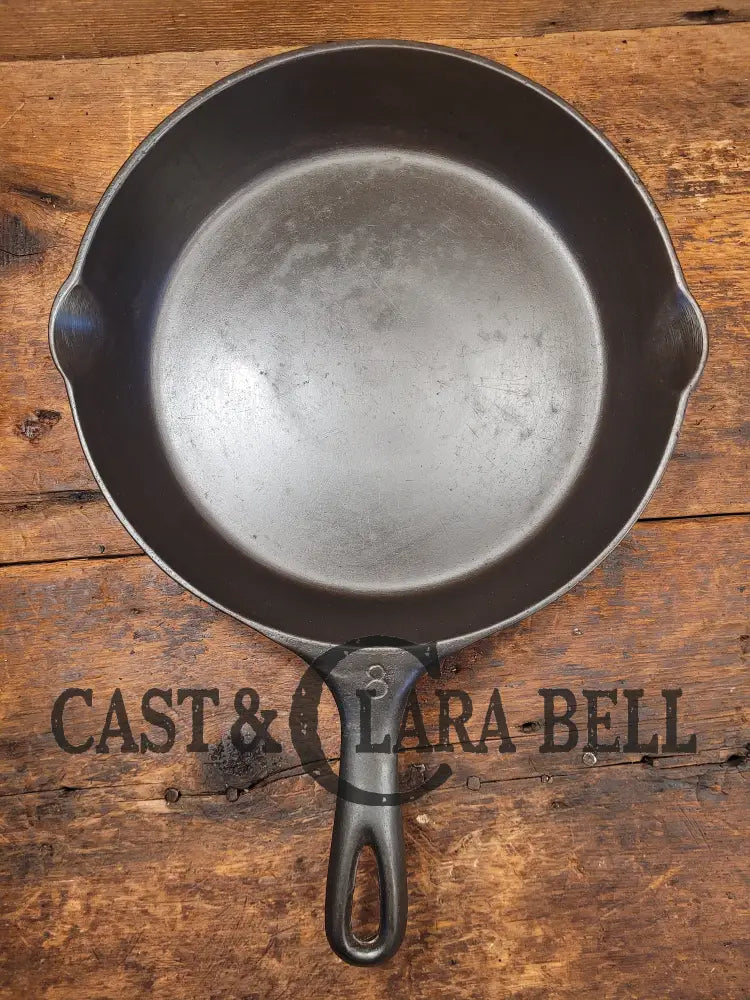 Beautiful 1920S Vollrath #8 Cast Iron Skillet With Heat Ring