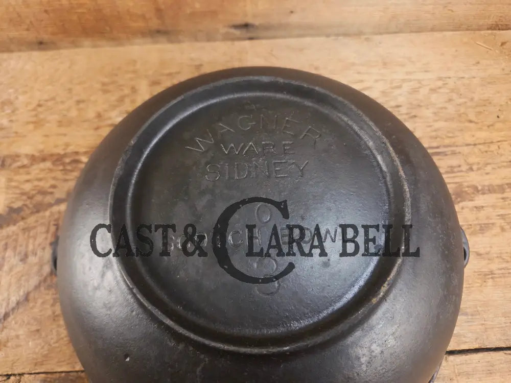 Beautiful #3 1910’s era Wagner Sidney #3 Scotch Bowl (aka candy kettle). Hard to find GORGEOUS collector’s piece Dutch