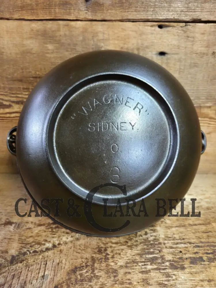 Beautiful #3 1910’s era Wagner Sidney #3 Scotch Bowl (aka candy kettle). Hard to find GORGEOUS collector’s piece Dutch