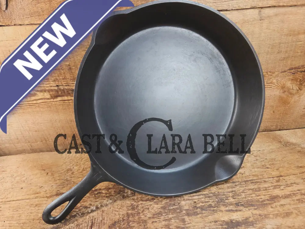Beautiful and huge! 1920βs Griswold #11 Skillet with Large Block Logo and Heat Ring EPA USA p/n 717 A. Restored and