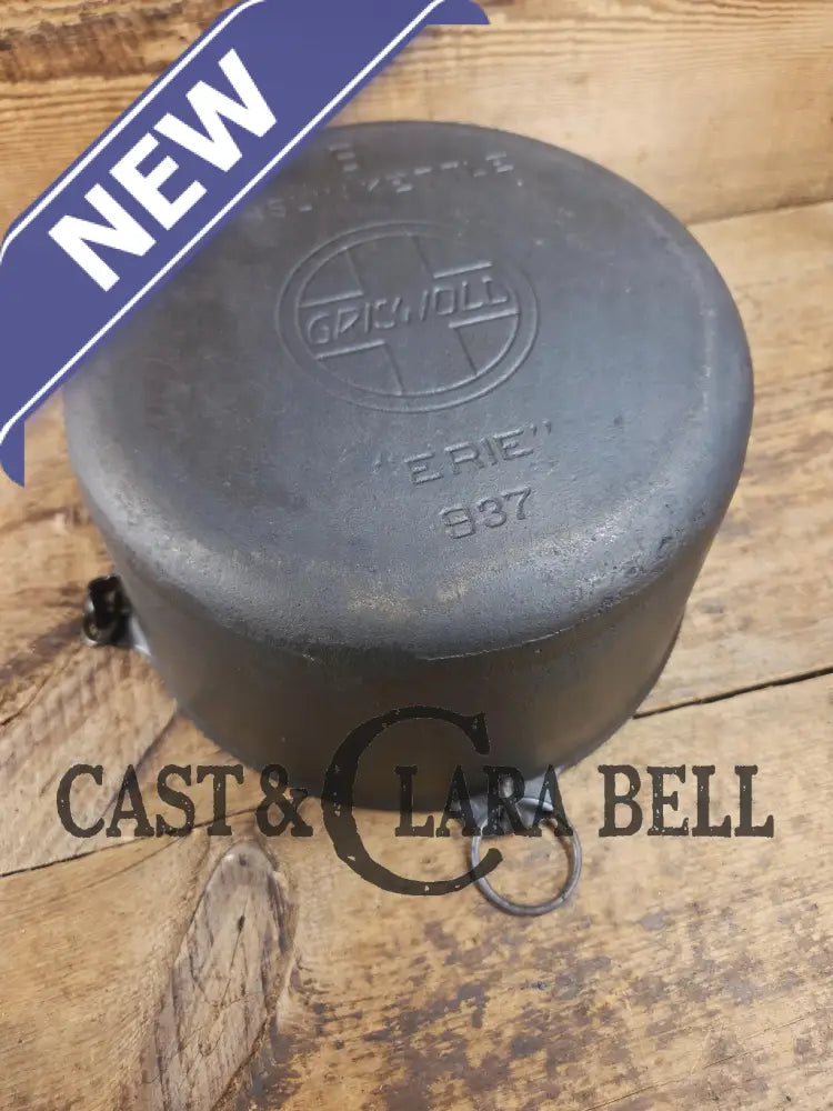 Beautiful and tough to find #6 1930βs Block Logo Griswold (#936) Maslin Kettle! Gorgeous collector and canner piece!