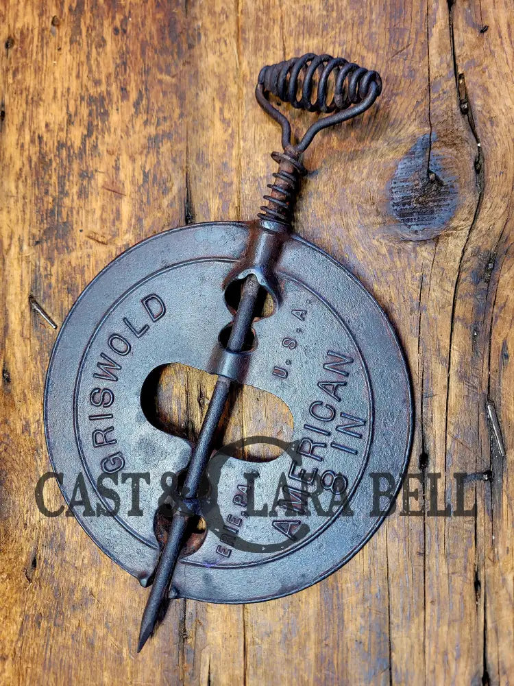 Beautiful Display Piece For Your Kitchen! 1900βS Griswold Damper From Wood Stove. Skillet