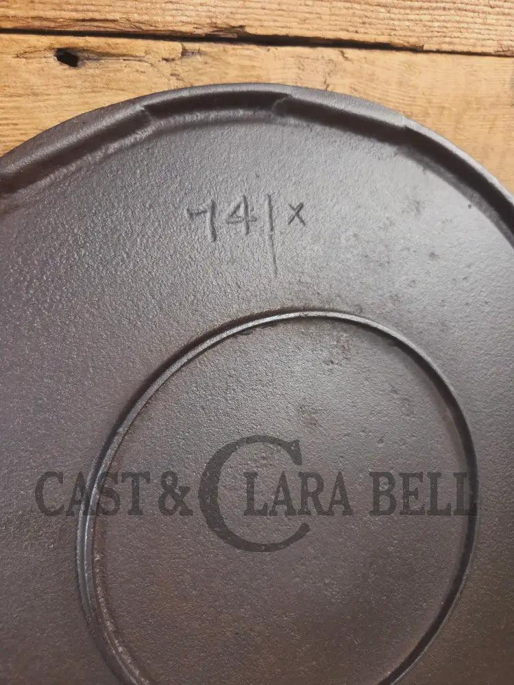 Beautiful!! Early 1900’s ’Erie’ No. 12 Round Griddle Bailed 741. Perfect Pizza Griddle - Griddle