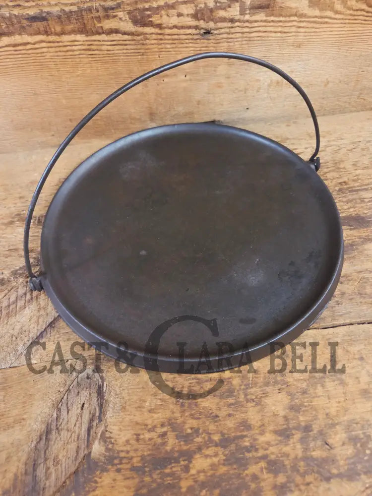 Beautiful!! Early 1900’s ’Erie’ No. 12 Round Griddle Bailed 741. Perfect Pizza Griddle - Griddle