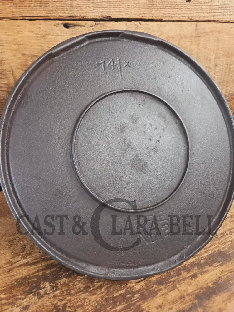 Beautiful!! Early 1900’s ’Erie’ No. 12 Round Griddle Bailed 741. Perfect Pizza Griddle - Griddle