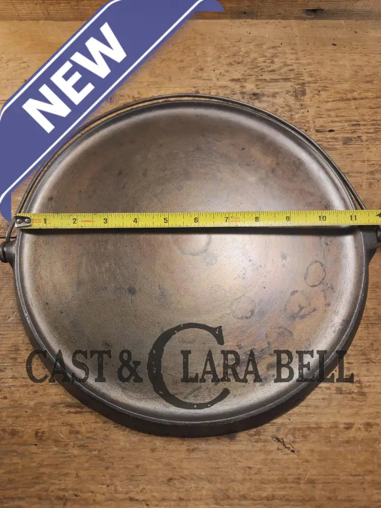 Beautiful!! Early 1920βs Griswold Slant Logo βErieβ No. 12 Round Griddle Bailed 741. Ghostmark Slant logo as well!
