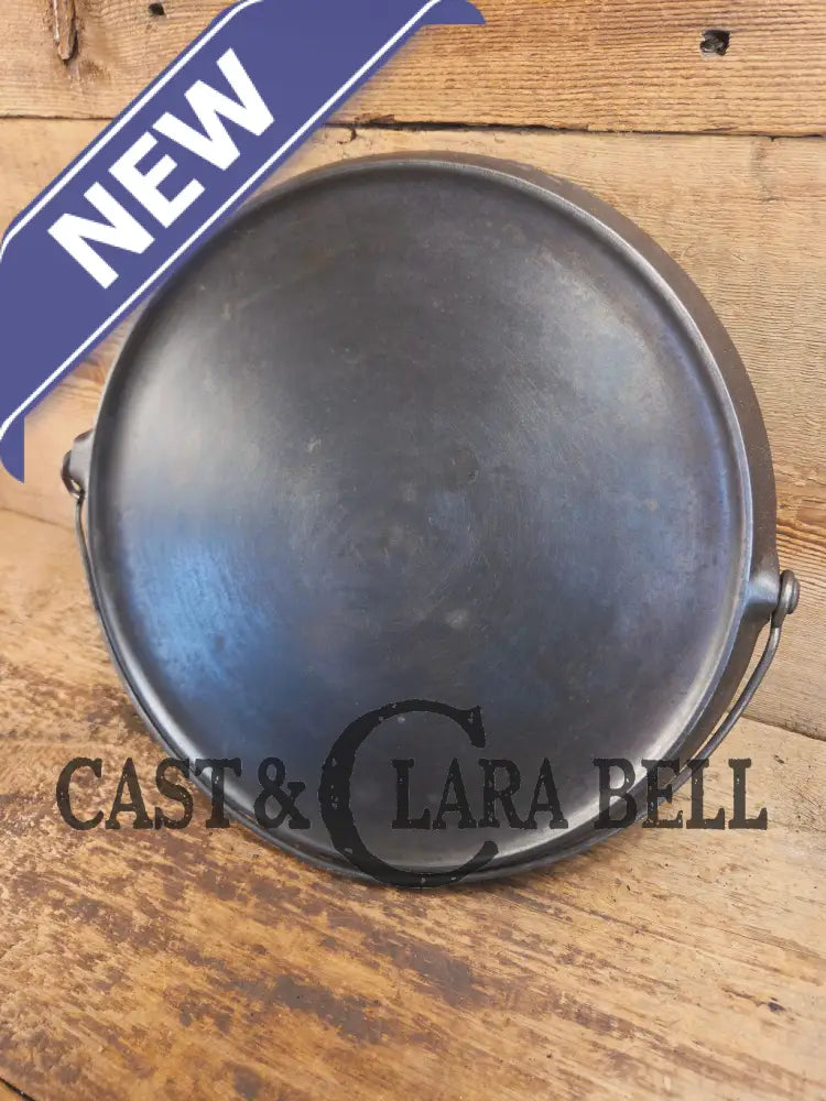 Beautiful!! Early 1920βs Griswold Slant Logo βErieβ No. 12 Round Griddle Bailed 741. Perfect Pizza Griddle - Griddle