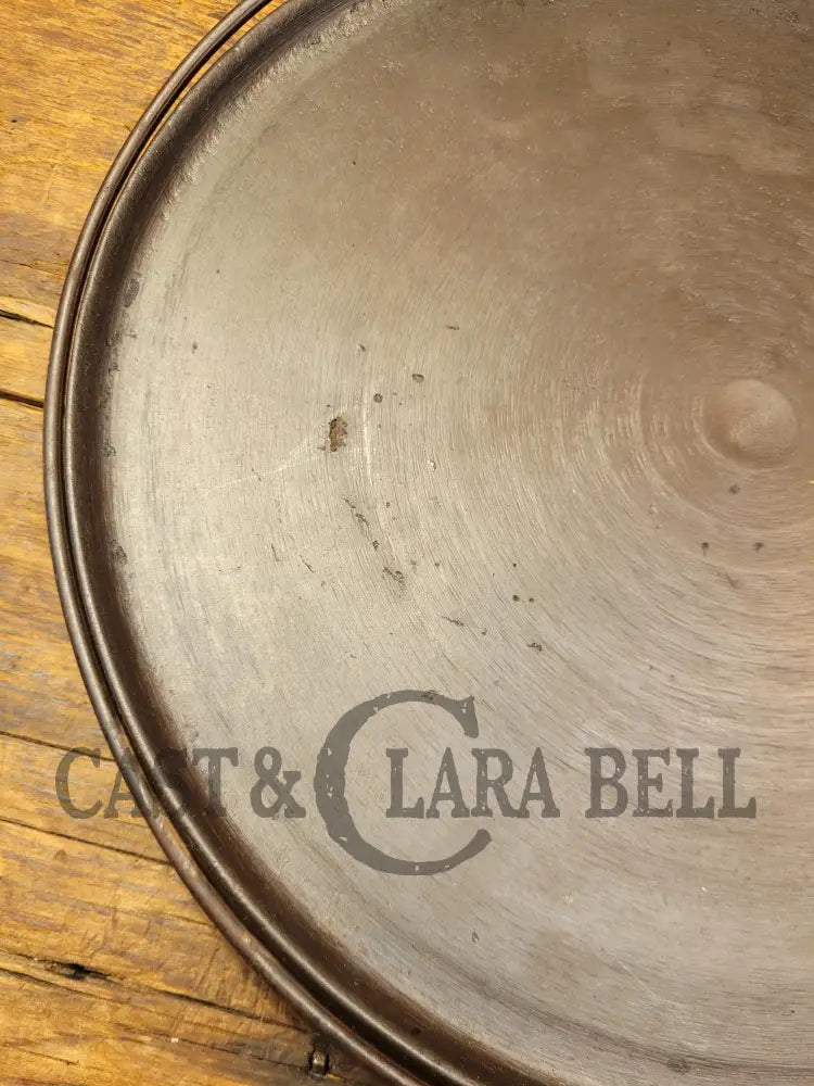Beautiful Late 1800βS Gate Marked Bailed Griddle. Great For Pizzas Pancakes Or Omelettes On The