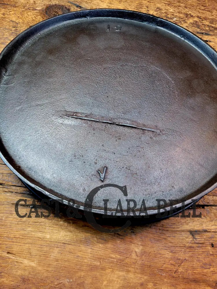 Beautiful Late 1800βS Gate Marked Bailed Griddle. Great For Pizzas Pancakes Or Omelettes On The