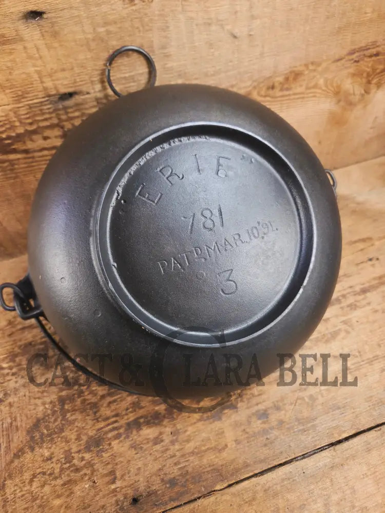 Beautiful late 1800βs Griswold ERIE (#781) candy kettle. Hard to find GORGEOUS collectorβs piece Dutch Ovens Trivets &